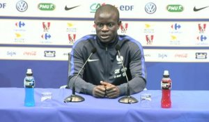 Foot - Bleus : Kanté «Mbappé ? Ce qu'il fait à son âge, c'est exceptionnel»