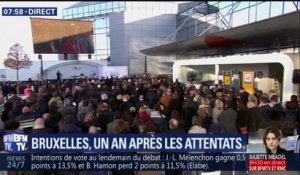 Une minute de silence observée à l'aéroport de Bruxelles-Zaventem, un an après l'attentat