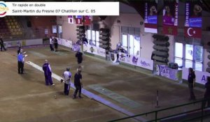 Tir rapide en double de Saint-Martin du Fresne, finale National 5, France Clubs, Sport Boules, Saint-Vulbas 2017