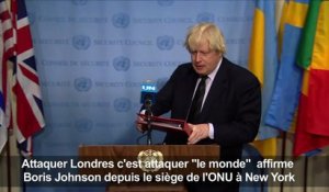 Attaquer Londres c'est attaquer "le monde" dit Boris Johnson)
