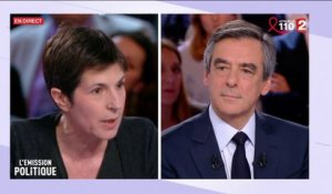 Violent clash entre François Fillon et la romancière Christine Angot sur le plateau de "L'Emission politique"