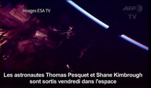 Thomas Pesquet effectue une sortie dans l'espace