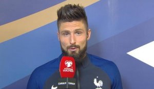Qualifications Coupe du Monde 2018 - La réaction d'Olivier Giroud après Luxembourg/France