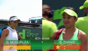 Miami - Muguruza en huitièmes