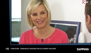Punchline : Emmanuel Macron avoue être fan de Johnny Hallyday (vidéo)