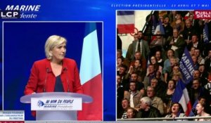 Marine Le Pen : "Nous ne voulons pas des migrants de Madame Merkel"