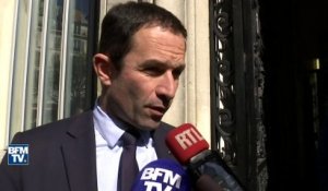 "On ne fait pas boire un âne qui n'a pas soif." Hamon ironise sur ceux qui ne veulent pas le soutenir