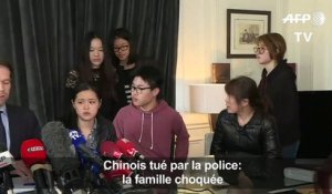 Chinois tué par la police: la famille "choquée"