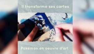 Un peintre recrée les décors des cartes Pokémon