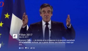 Présidentielle : «Je résiste et je m'oppose à ce pouvoir socialiste» lance Fillon