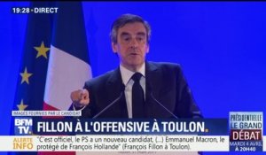 François Fillon: "Emmanuel Hollande (sic), c'est le prince de l'ambiguïté"