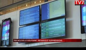 Retards, suppressions : les usagers des TER de Nouvelle-Aquitaine mécontents