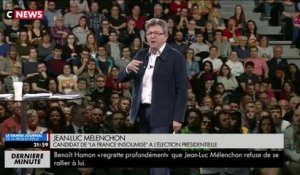 Jean-Luc Mélenchon fout un gros vent à Benoît Hamon qui souhaite une alliance