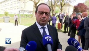 Attaque chimique en Syrie: "Il doit y avoir des sanctions" demande Hollande