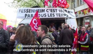 Fessenheim: des salariés à Paris pour dire non à la fermeture