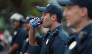 Parodie des policiers de la pub Pepsi.. Buvez coca cola !