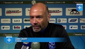 Cédric Daury avant AJ Auxerre - Amiens SC