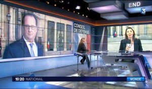 Frappes américaines en Syrie : François Hollande convoque un conseil de défense