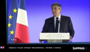 François Fillon invoque Vercingétorix en meeting, Twitter s’affole