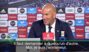 Real - Zidane: "Je ne vais pas spéculer sur mon avenir"
