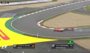 Grand Prix de Chine - Contact entre Vettel et Ricciardo