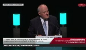 Asselineau critique la position de Fillon sur les fonctionnaires
