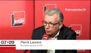Pierre Laurent : "Je crois qu'une présidence de Marine Le Pen serait une présidence extrêmement dangereuse pour la paix."