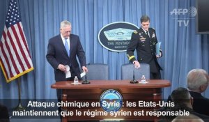 Attaque chimique: le régime syrien est responsable, selon Mattis