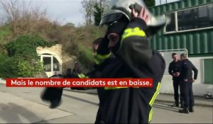 Baisse des candidats : opération séduction des pompiers de Paris
