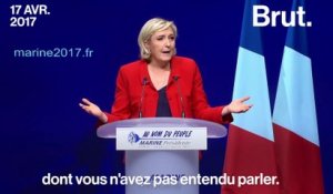 Marine Le Pen durcit encore le ton sur l'immigration