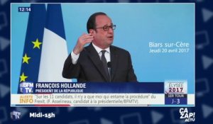 François Hollande : "Je laisserai à mon successeur un pays en bien meilleur état que celui que j'ai trouvé