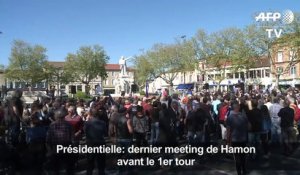 Présidentielle: dernier meeting de Hamon avant le 1er tour