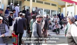 Afghanistan: carnage taliban contre une base militaire