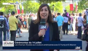 Cérémonies du 14 juillet: Les Champs-Elysées aux couleurs américains avec Donald Trump et Emmanuel Macron