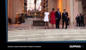 Emmanuel Macron : Donald Trump séduit par Brigitte Macron, sa remarque fait polémique (Vidéo)