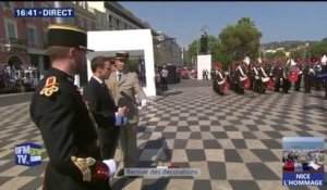 Commémorations à Nice: la cérémonie d'hommage débute avec la décoration de 42 personnes