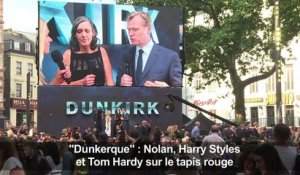 "Dunkerque": Nolan, Harry Styles et Tom Hardy sur le tapis rouge