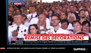 Attentat de Nice – Hommage : Émouvante ovation pour Franck Terrier, le "héros au scooter" (Vidéo)