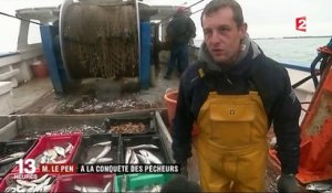 Marine Le Pen à la conquête des pêcheurs