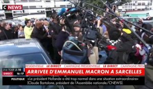 Emmanuel Macron en visite à Sarcelles