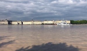 Bordeaux : les quatre navires de la Marine sont arrivés vendredi matin