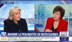 Marine Le Pen: "Je pense être le seul bouclier face au fondamentalisme islamiste"