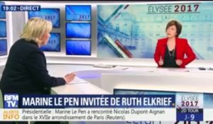 Négationnisme: "J'abhorre ces thèses", assure Marine Le Pen