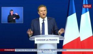 Discours de Nicolas Dupont-Aignan au meeting de Marine Le Pen
