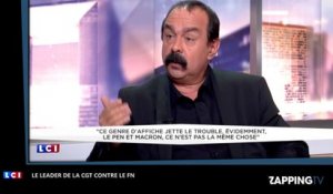 Philippe Martinez : Le secrétaire général de la CGT dénonce le FN (Vidéo)