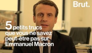 5 petits trucs que vous ne savez peut-être pas sur Emmanuel Macron