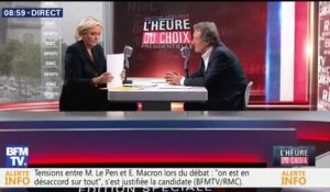 Marine Le Pen sur le débat: "On ne venait pas pour prendre une tasse de thé"