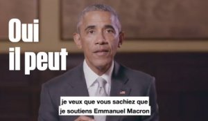 Barack Obama apporte son soutien à Emmanuel Macron