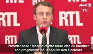 Macron n'exécutera pas de "cabriole" avec son programme