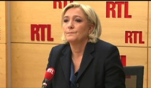 Le Pen ne se sent "pas du tout" visée par la plainte de Macron
